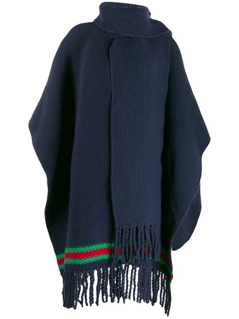 gucci kids poncho|Gucci stripe poncho.